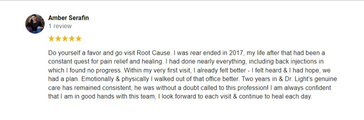 Chiropractic Las Vegas NV Amber Serafin Testimonial